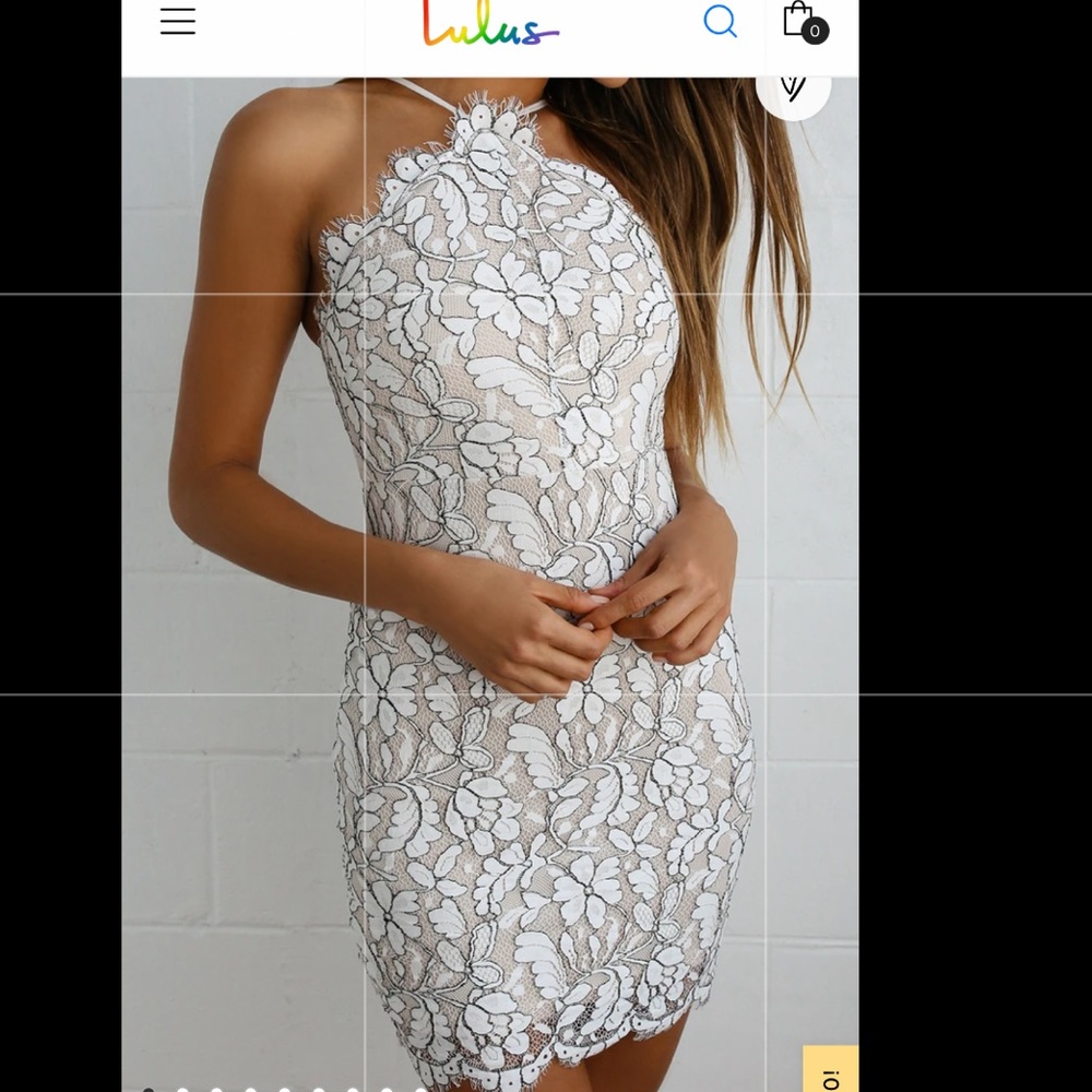 Lulus bodycon lace dress